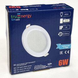 Точечный светильник светодиодный 6W 4000К truEnergy 10032