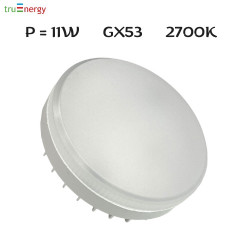 Лампа светодиодная 11W, GX53, 2700K truEnergy 14204