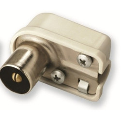 Разъем для коаксиального кабеля 90 f арт. 62203 Electraline