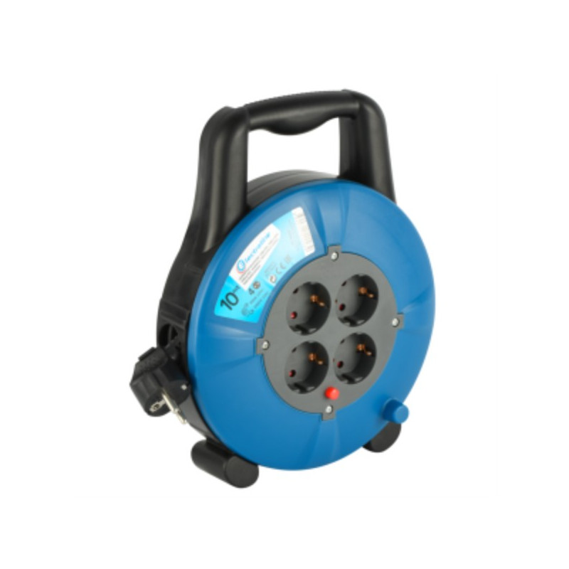 Удлинитель на катушке 4Р ПВС 3x1 мм2 10 м Electraline 49003