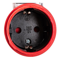 Штепсельная розетка евро IP54 16А Electraline 55083
