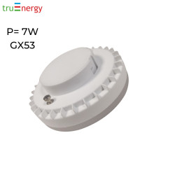 Светодиодная лампа 7W, GX53, 3000K truEnergy 14208