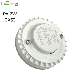 Светодиодная лампа 7W, GX53, 4000K truEnergy 14209