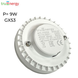 Светодиодная лампа 9W, GX53, 4000K truEnergy 14211