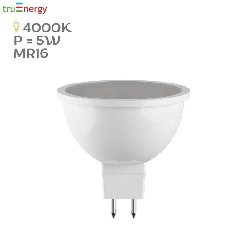 Светодиодная лампа 5W, GU 5.3, 4000K truEnergy 14300