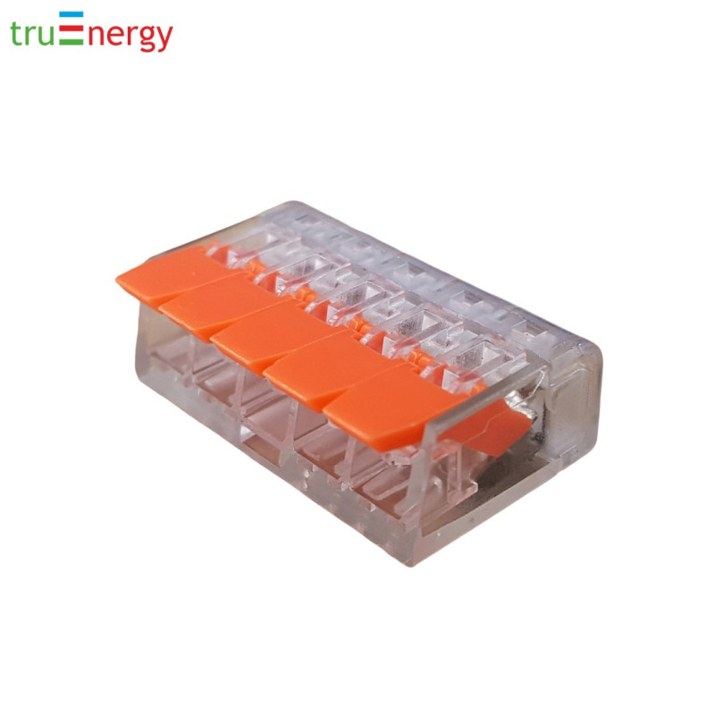 Клемма пятиконтактная с 1 коммутируемой линией 450V, 32А truEnergy 235