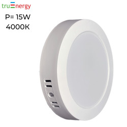 Светильник светодиодный накладной 15W 4000К TruEnergy 10105