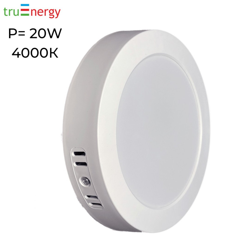 Светильник светодиодный накладной 20W 4000К  TruEnergy 10106