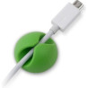 Фиксатор для кабеля самоклеящийся цветной (упаковка 6 шт.) Electraline