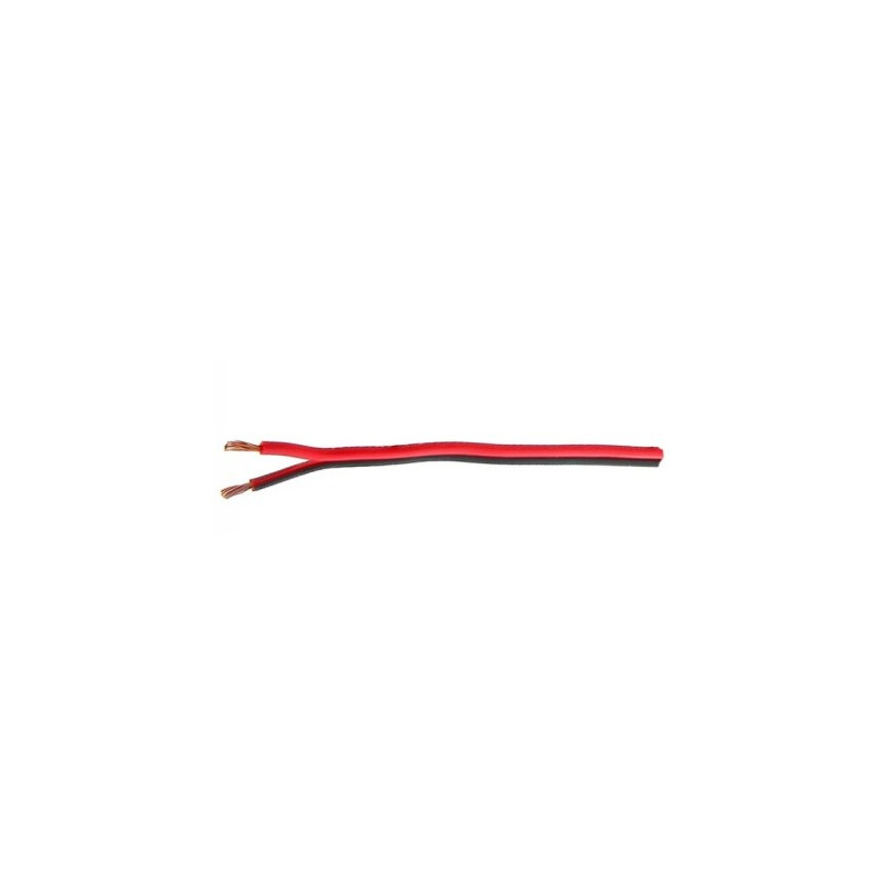 Hi-fi кабель акустический 2x0 75 мм2 20м красный/черный Electraline 10