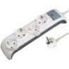 Удлинитель 4 розетки 2м с выключателем Electraline 62505