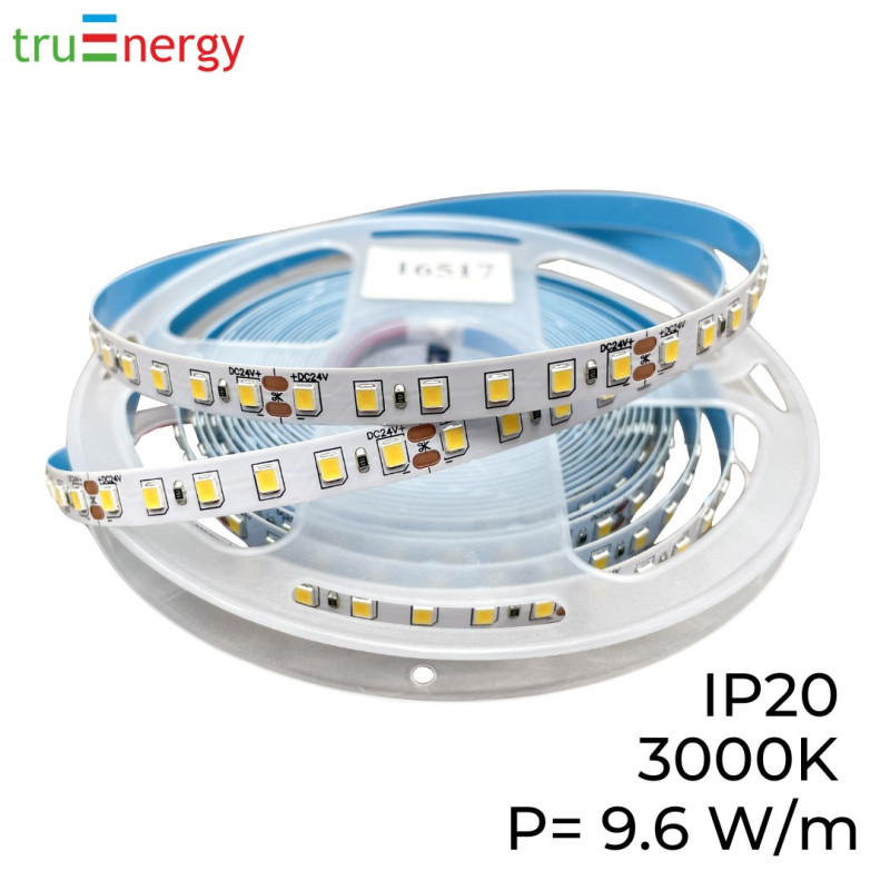 Светодиодная лента 24V 9,6W/m 3000K IP20 5м truEnergy 16517