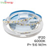 Светодиодная лента 24V 6000K 9,6 W/m 5м truEnergy 16519