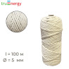 Шпагат хлопковый крученый 4 мм 100 м truEnergy 12611