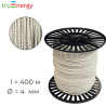 Хлопковая веревка  4 мм, 400 м truEnergy 12423