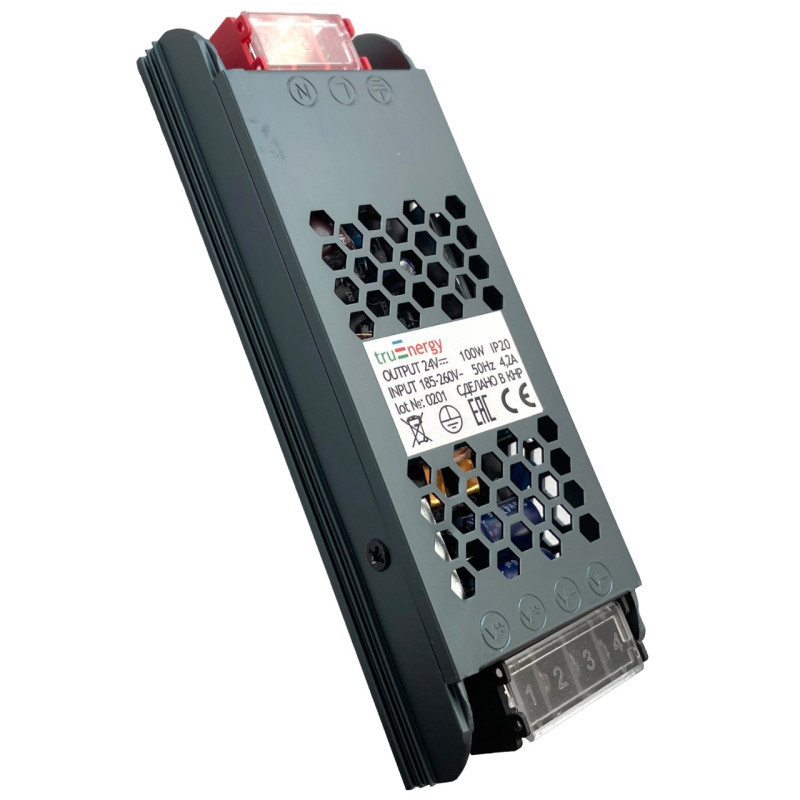 Блоки питания для светодиодой ленты 24V, 100W truEnergy 17553