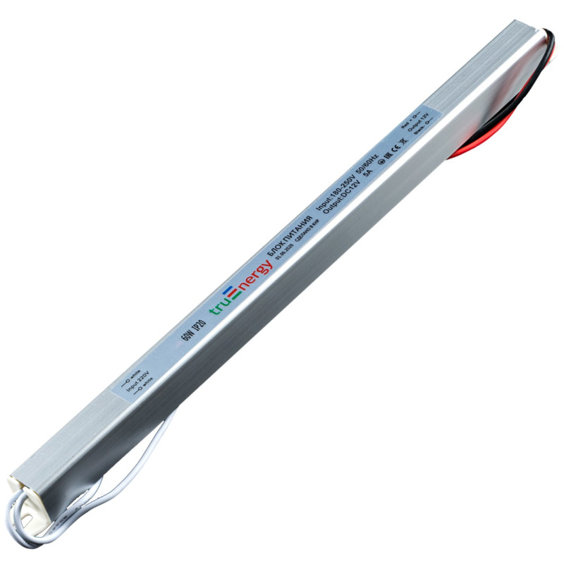 Блоки питания для светодиодой ленты 12V, 60W truEnergy 17025