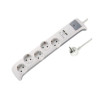 Удлинитель 5Р+2USB ПВС 3Х1,0 ММ2 2М с выключателем и защитой от детей 