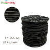 Фал капроновый 8 мм, 200 м черный truEnergy 12258