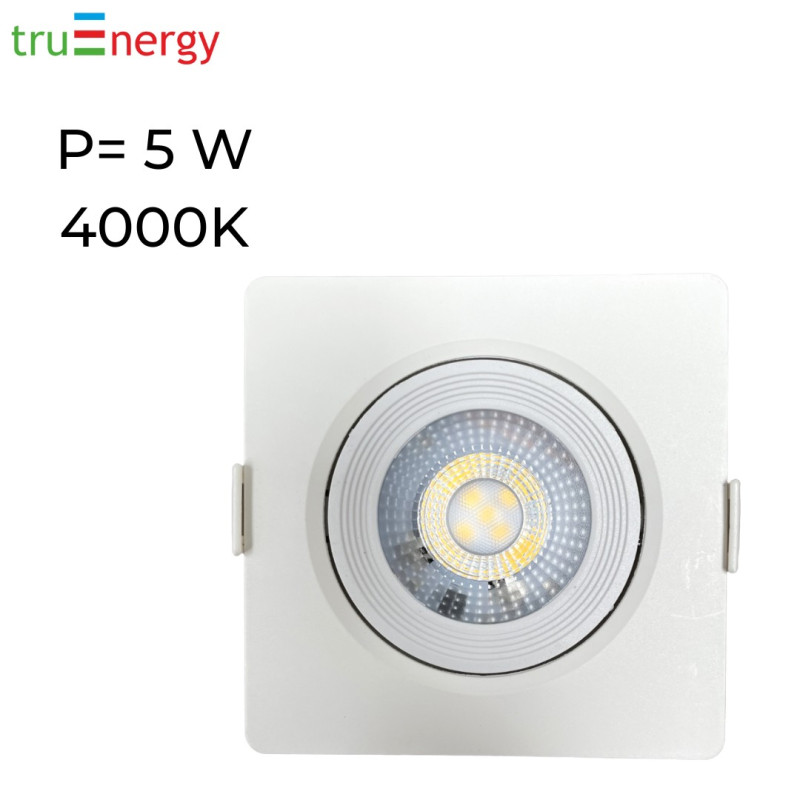 Светильник светодиодный поворотный 5W, 4000К  truEnergy 10519