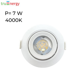 Светильник светодиодный поворотный 7W, 4000К truEnergy 10517