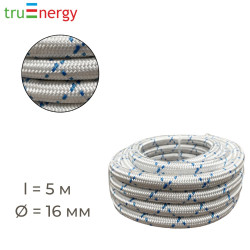 Фал капроновый 16 мм 5 м truenergy 12261