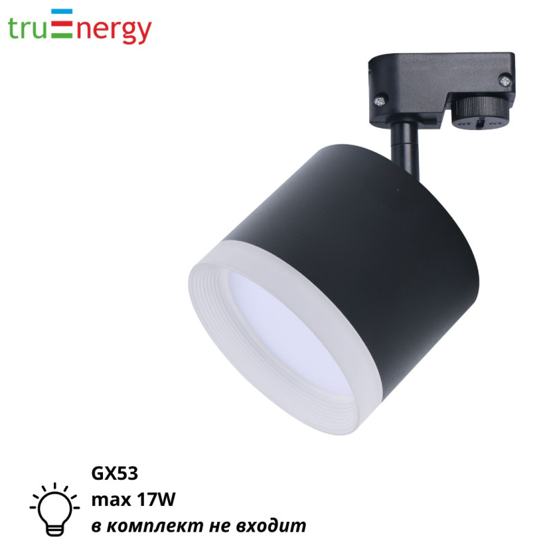 Трековый светильник черный GX53 17W truEnergy 21122