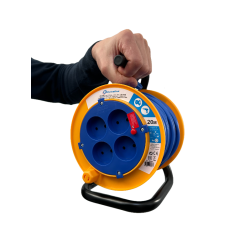 Удлинитель на катушке 20 м, кабель 2х0,75 мм2 Electraline 49009