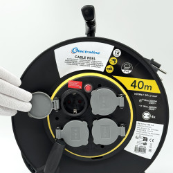 Удлинитель на катушке 40 м, кабель 3х1,5 мм2 Electraline 49044 