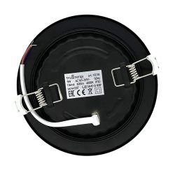 Светильник светодиодный ультратонкий, серия Slim Iron, круг — фото 2