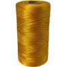 Нить полиамидная крученая 93,3*2*2, золотая, бобина (500м)