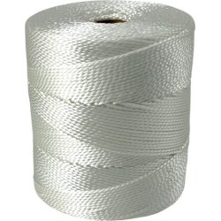 Нить полиамидная крученая 187*4*2 белая, бобина (500м)