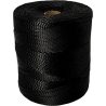 Нить полиамидная крученая 187*4*2, черная, бобина (500м)