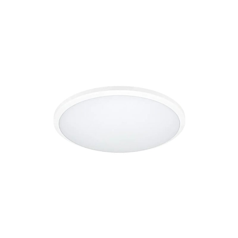 Светильник светодиодный накладной, 30W, круг, 4000K, IP20, металл, белый, серия COMFORT