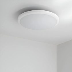 Светильник светодиодный накладной, 30W, круг, 4000K, IP20, металл, белый, серия COMFORT
