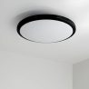 Светильник светодиодный накладной, 30W, круг, 4000K, IP20, металл, черный, серия COMFORT