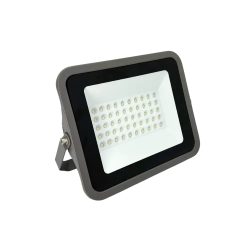 Прожектор светодиодный пылевлагозащищенный 50W, 6500K, IP66, серый, серия POWER