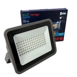 Прожектор светодиодный пылевлагозащищенный 100W, 6500K, IP66, серый, серия POWER