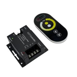 Контроллер для светодиодной ленты CCT, с сенсорным пультом управления, серия Control, 12V/24V, 20A