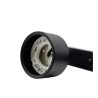 Светильник накладной поворотный под лампы 2*GX53, алюминий, круг д.82 мм, серия MODERN,черный
