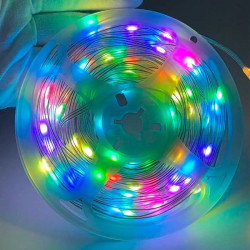 Умная светодиодная гирлянда RGB с пультом управления, серия VIASIOLKA, 5V, IP65, USB, 10 м — фото 2