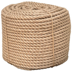 Канат джутовый крученый д.16 мм, качество Hessian, бухта (25 кг ±5%)
